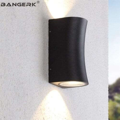 Nordic Outdoor Modern Wall Lamps Up Down LED Porch Lights Waterproof Sconce Wall Lamp Garden Home Decor Aluminum Lighting