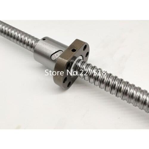 1set 2005 Ball Screw SFU2005 with single ball nut 2005 with no end machined CNC parts 20mm ballscrew
