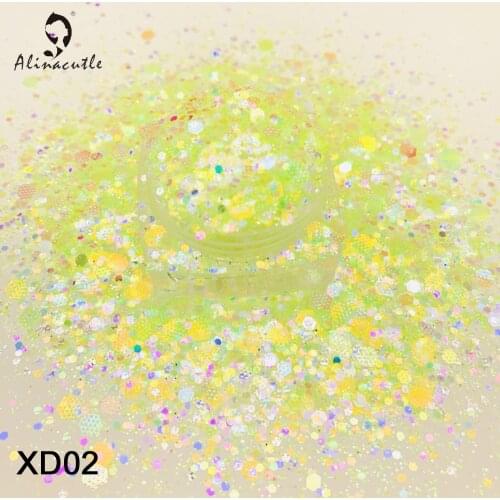 15g/Jar Mixed Color Diamond Sequins In Mixed Sizes For Nail Arts Handmade Card Cloth Handmade Craft Accessories DIY Sequins