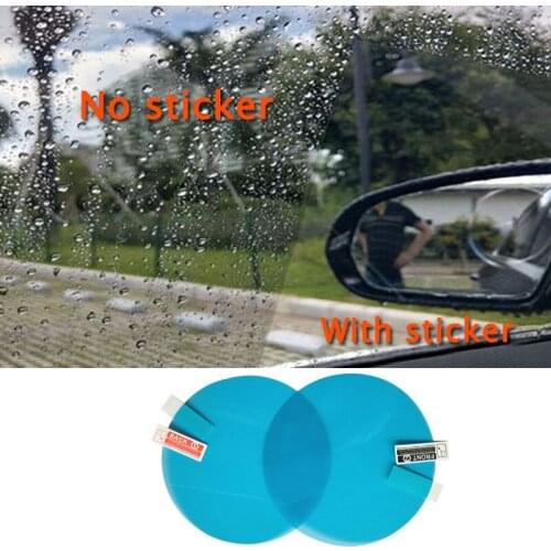 2PCS/Bag Car Rearview Mirror Protective Film Anti Fog Window Clear Rainproof Rear View Mirror Protective Soft Film