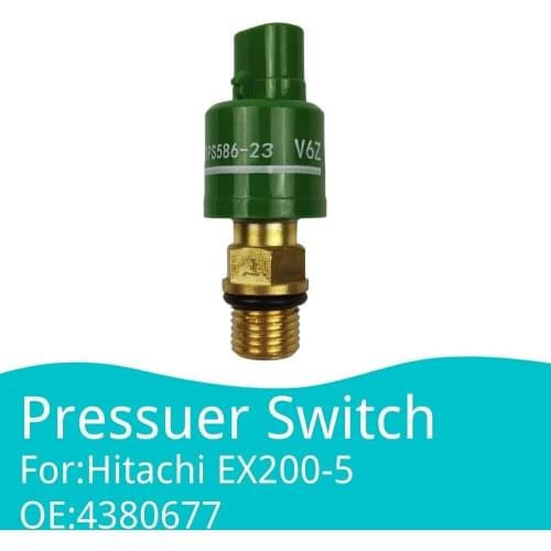 4380677 20PS256-23 V6Z Pressure Switch Sensor for HITACHI EX200-5 Excavator Parts Accessories