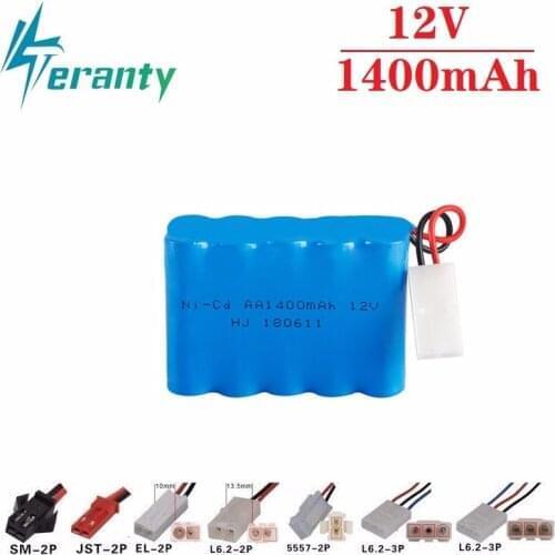 Upgrade 12v 1400mah NiCD Battery For Rc Toys Cars Tanks Trucks Robots Guns Boats AA Ni-CD 12v Rechargeable Battery Pack