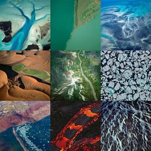 DIY Earth Surface Full Square Drill Diamond Painting Photo Custom Colorful Handmade Rhinestone Mosaic Kids Home Room Wall Decor