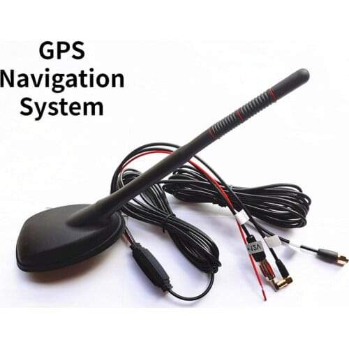 Car Roof Mount Aerials GPS & DAB & FM/AM Antenna for Car Stereo GPS Navigation System