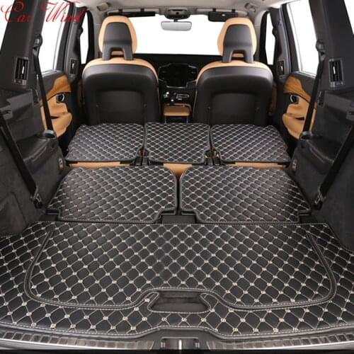 Car wind Custom car trunk mat for Volvo XC90 s60 s80 xc60 v60 v40 s90 s80 floor mats Cargo Liner Interior Accessories Carpet