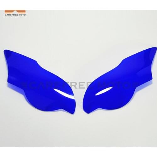 Dark Smoke Blue Motorcycle Headlight Lens Cover Shield case for Honda CBR 1000RR 2008 2009 2010 2011