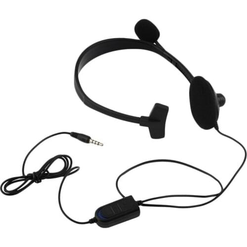 1 Piece Of Black Over-ear Wired Headset Gaming Headset With Microphone For PC Video Gamers For PS4 Playstation With VOL