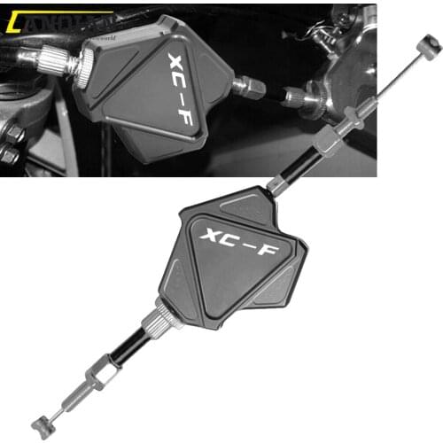 For 125 144 150 200 250 300 350 400 450 500 505 525 530 XC-F Motorcycle CNC Stunt Clutch Lever Easy Pull Cable System