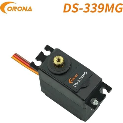 Corona DS339MG medium slim wing servo motor and driver for robot / toys