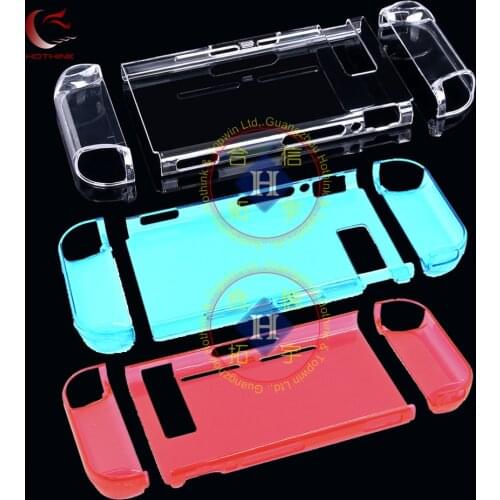 HOTHINK dropshipping back hard Protection Split crystal Cover Case For Nintendo Swtich NS NX Joy-Con nintend switch Controller