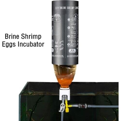 Brine Shrimp Eggs Incubator Artemia Alive Hatchery Kit DIY Aquarium Hatch Tool with Net Aquarium Fish Tank Equipment acuario