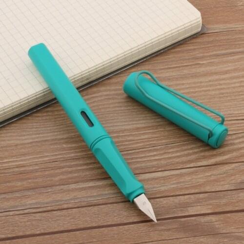 JINHAO 599 plastic Silver accessories Trim M Nib Wire clip Fountain Pen