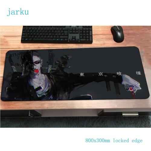 Tokyo ghoul mats 800x300x3mm Customized gaming mouse pad big keyboard mousepad Boy Gift notebook gamer accessories padmouse mat