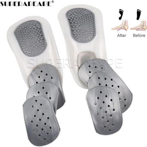 Flatfoot Orthotics Cubitus Varus Orthopedic Insoles Feet Pads Care Correction Arch Support Orthopedic Cushion Massage insert