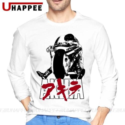 Stylish Akira Tshirt Men Low Price Men Autumn Custom Printing Graphic Long Sleeve Large Size Bottoming Shirt