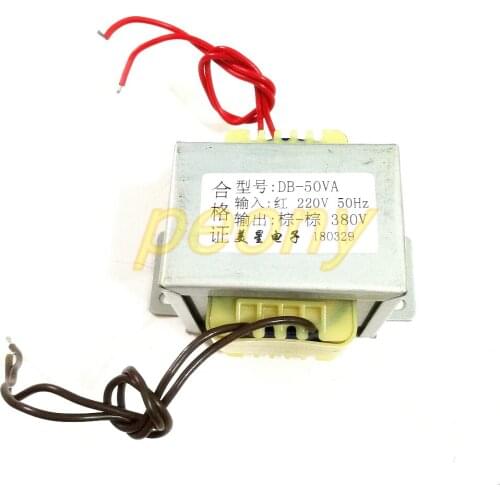 Transformer 50W 220V to 380V boost transformer single phase AC 380V transformer 220 L 380V