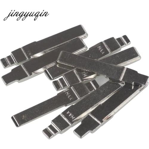 Jingyuqin 2pcs/lot HAA Flip Remote Car Key Blanks For AUDI Fit VW PASSAT BORA SEAT SKODA #31 HU66 Key Blade