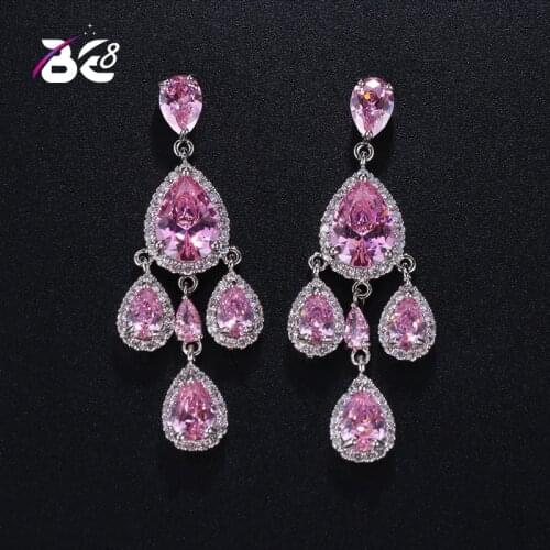 Be 8 Brand 2018 New Fashion Elegant Water Drop Earring, Long Dangle Earrings for Women Gift E411
