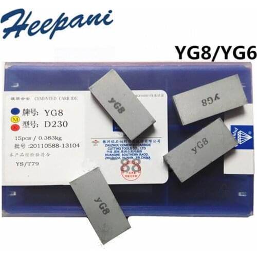 1KG YG6 / YG8 D230 D232 D236 D238 D240 D246 D228A cnc carbide turning welding inserts branzed blades cutting tool carbide tips