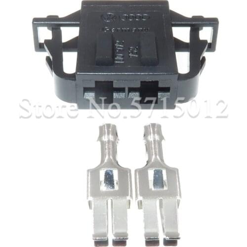 2 Hole 1J0 972 752 Electrical Blower Fan Motor Pigtail Wire Socket Female Automotive Connector 1J0972752 For VW Skoda Audi