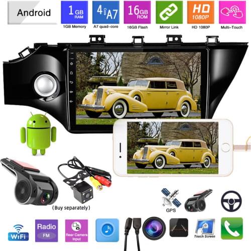Car Radio 2 Din Mirrorlink Bluetooth 1G+16G Android 9.1 Touch Screen WiFi 4G 10.1 Inch GPS Navigation For K/ia K2 2017 2018 2019