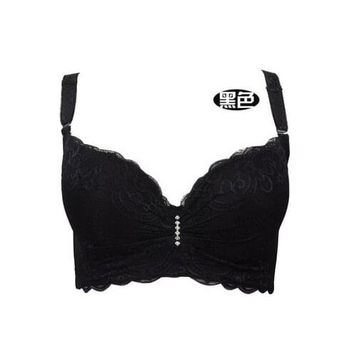 44 42 40 38 36 C D E large cup big size bra Plus size adjustable bralette cotton thin underwear push up sexy bra dress BH C3302