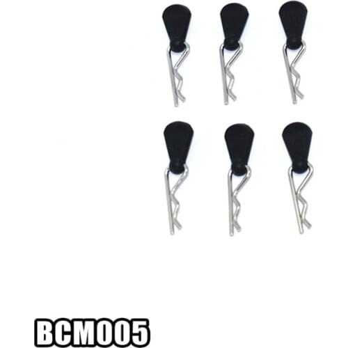 FOR remote control car 1/5 1/6 1/7 1/8 silicone water drop design easy-pull trolley shell clip-6 pieces 1 set