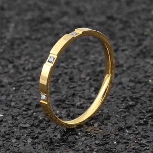 DOUBLEHEE Rings With Cubic Zirkonia For Women