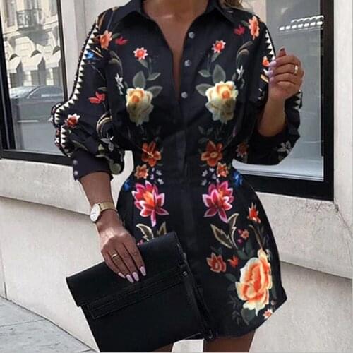 Elegant Mini Party Shirt Dresses Vestidos Summer y2k Women V-Neck Bandage Button Dress Vintage Long Sleeve Robe Longue Femme