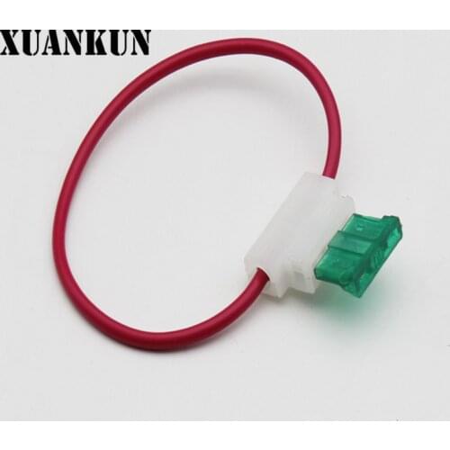 XUANKUN Electric Motorcycle Fuse Holder Safety Tube Safety Seat + Safety Film