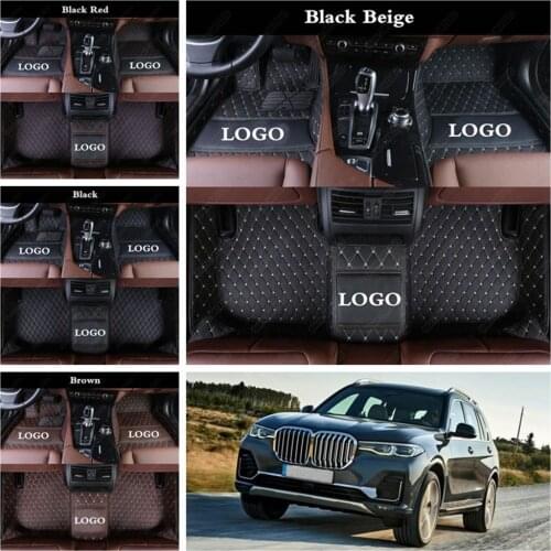 Custom Made Car Floor Mats for Bmw X7 G07 2019 X1 E84 2009-2016 F48 2015-2022 Carpet Cover Automobile Custom Floor Mat