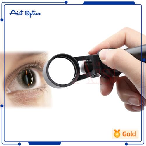 China Optical Ophthalmic Equipment Portable Hand held LED Slit Lamp Microscope S150 Or For Pets Free Shipping With aluminum box