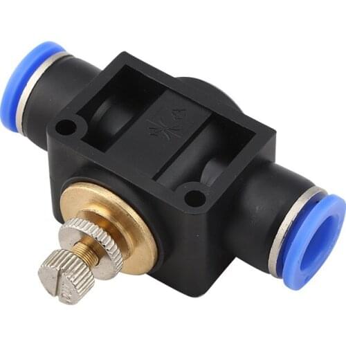 Air Throttle Valve LSA-04/08/06/10/12mm Water Pipe Hose Flow Pressure Regulator Pneumatic Quick Components Push In Fittings