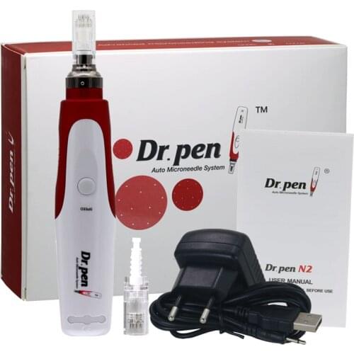 Dr.pen N2 Microneedling Pen NeedleTip Exfoliate Shrink Pores Device Electric Micro Rolling Derma Auto Pen Therapy Beauty Tool