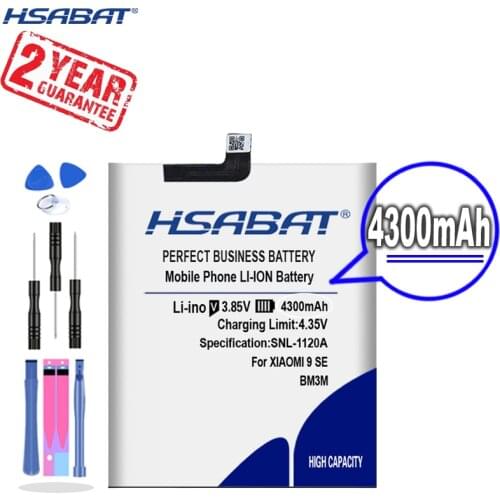 New Arrival [ HSABAT ] 3800mAh BM3M Replacement Battery for Xiaomi mi 9 Se/Mi9 SE
