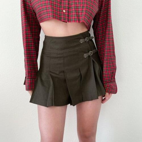 OBVSBUYS Pleated Skirt