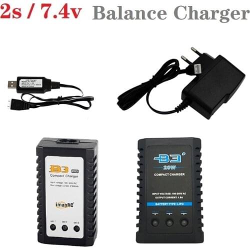 Original Imax B3 PRO B3S 7.4v Li-polymer Lipo Battery Charger 2s Cells For RC LiPo AEG Airsoft For RC FPV Racing Drone Battery