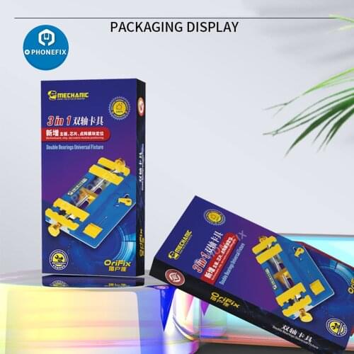 MECHANIC Orifix Double Beatings PCB Soldering Holder for iPhone Repair Motherboard Positioning Chip Dot Projector Repair Fixture