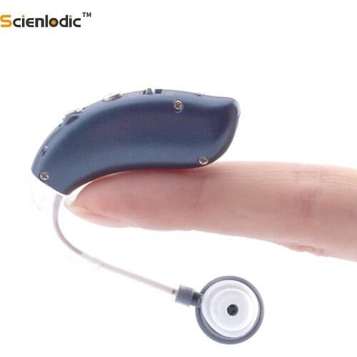 Rechargeable BTE Digital Hearing Aid Hearing Aids for Elderly Adjustable Tone Hearing Device Hearing Amplifier for Hearing Loss