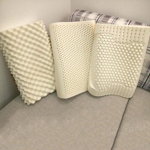 100% Natural Latex Pillow Contour Neck Pillow for Adults Pillows Cervical Good Sleeping Almohada Soft Memory Foam Health Care