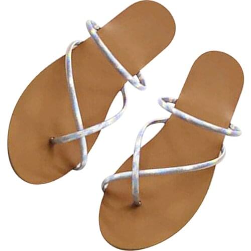 Women Open Toes Breathable Non-Slip Flip Flop Shoes Leisure Men Ladies Indoor Outdoor Travel Slipper Soft Sole Sandal For Summer