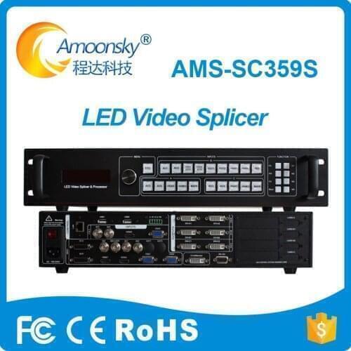 Led display processor sdi sc359s compare novastar led processor outdoor indoor full color concert led video wall rental