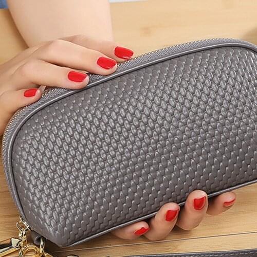 Women Bag Long Clutch Wallet PU Leather Wallets Female Large Capacity Purse Lady Phone Coin Money Pocket Card Organizer Handbag