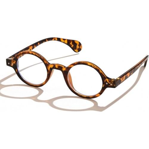 Women Men Round Glasses Small Frame Fashion Vintage Anti Blue Light Blocking Eyeglasses Luxury Myopia Prescription Optical Frame