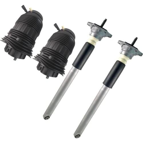 1 Set Rear Left & Right Air Suspension Shock Repair Kit Air Bag +Shock Absorbers for Porsche Panamera 970 2010-2016