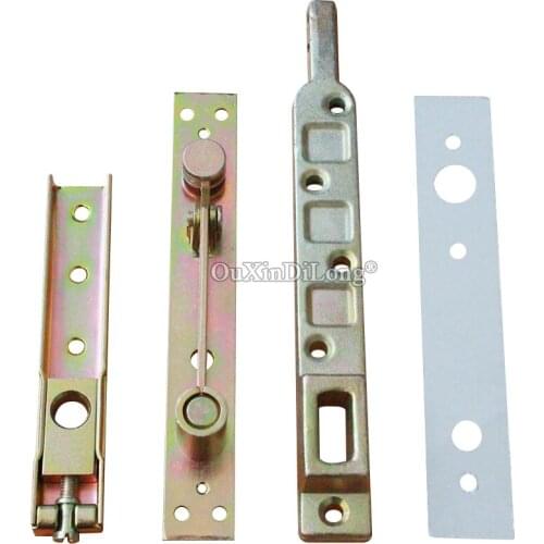 10PCS Glass Door Wooden Door Floor Spring Door Accessories Iron Casting Rocker+Upper Rotating Pivot+Top Pivot Door Closer GF407