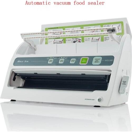 Automatic Dry+Wet Vacuum Food Paking Sealer, Household Food Preservation, Multi-function Vacuum Film Sealing Machine MS1160