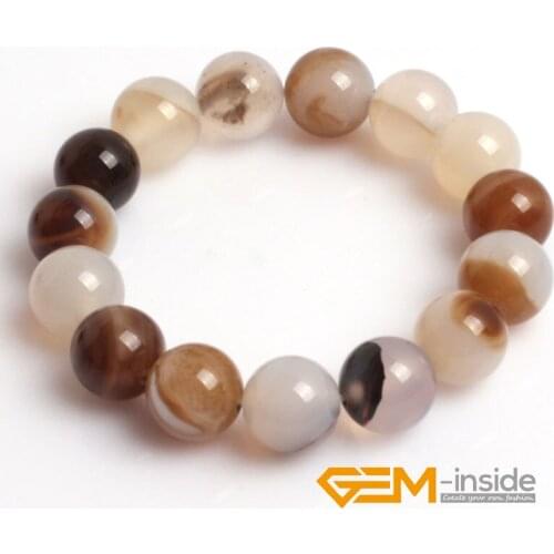 Grey leave Carnelian bracelet: 4mm to 12mm natural stone bracelet DIY jewelry bracelet for woman for gift free shipping