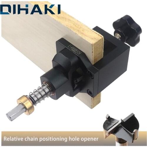 Woodboard Hinge Positioner Alloy 35mm Hole Opener Punch Positioner Dowelling Jig For Drilling Guide Locator Puncher Tools