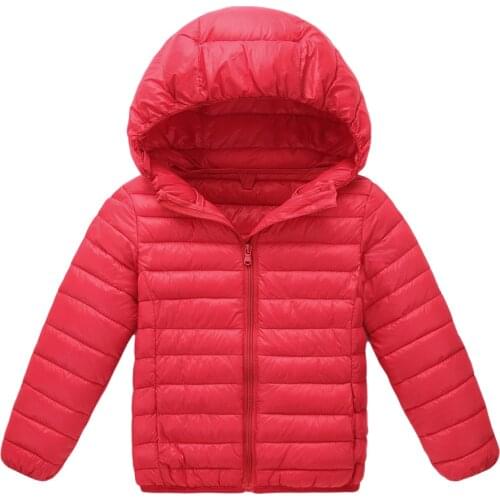 Bobora Baby Lightweight Long-Sleeve Full-Zip Water-Resistant Packable Hooded Puffer Jacket